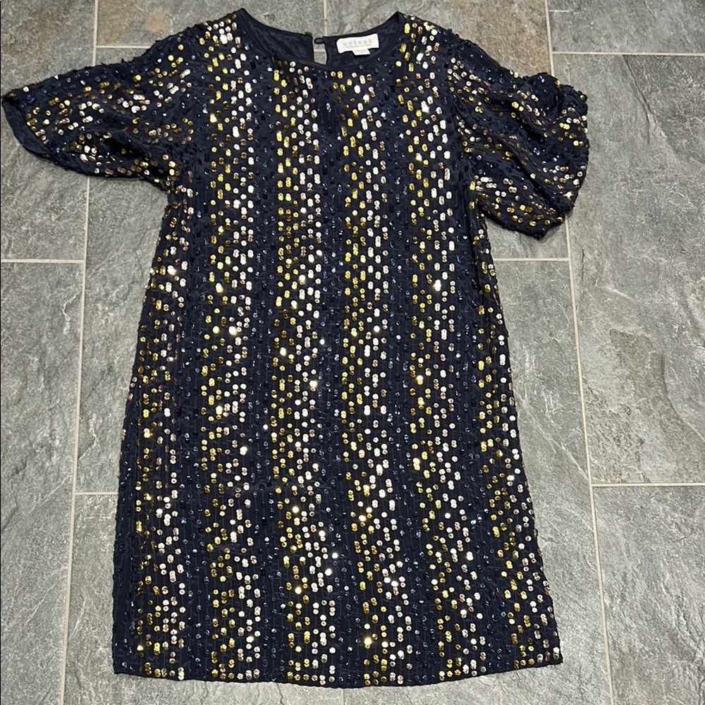 Velvet brand Sequin Embellished Dress xs